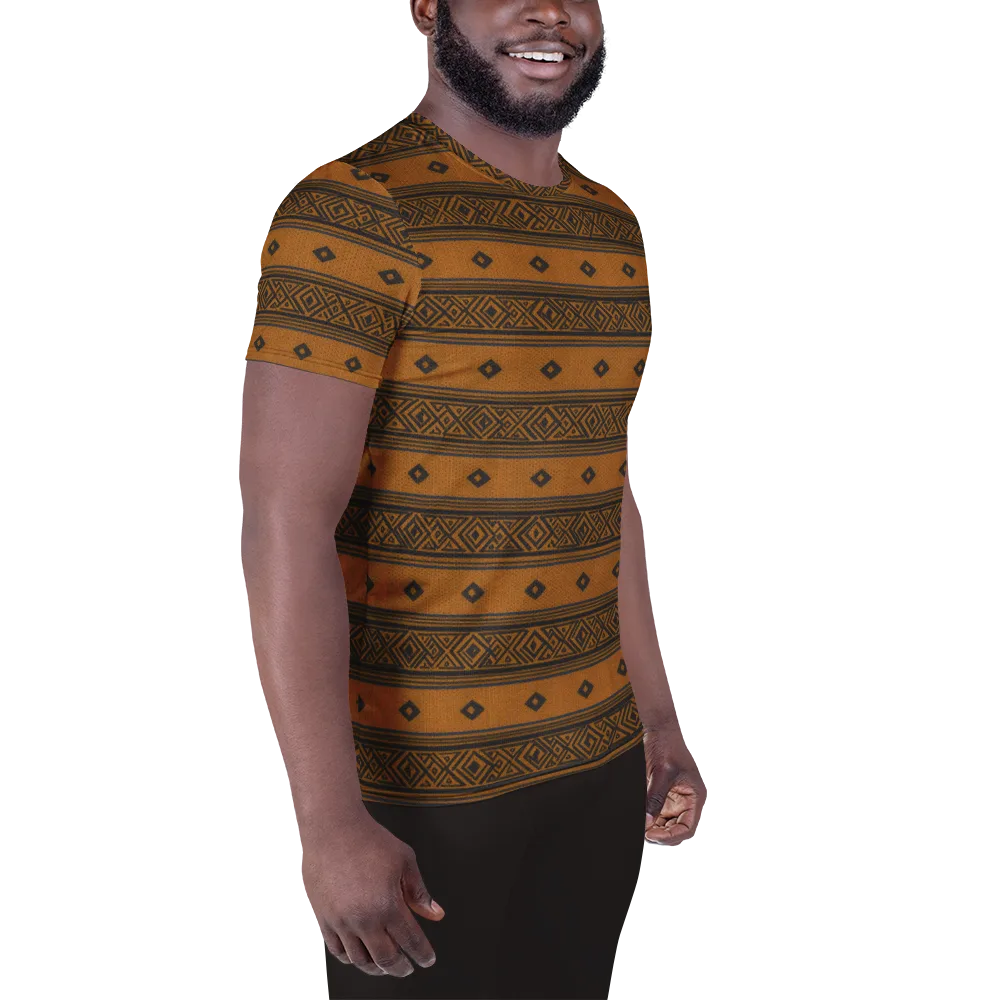 Indigo Loom on Men's Athletic T-Shirt — Right