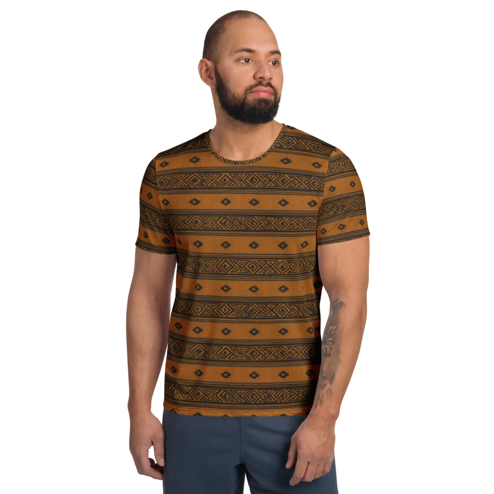 Indigo Loom on Men's Athletic T-Shirt — Front