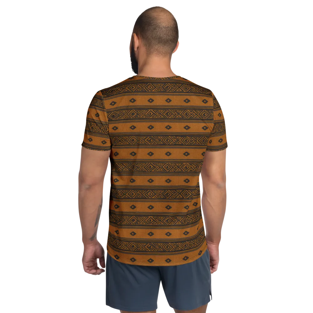 Indigo Loom on Men's Athletic T-Shirt — Back