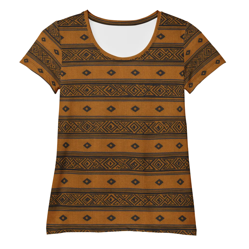 Indigo Loom on Women's Athletic T-Shirt — Front