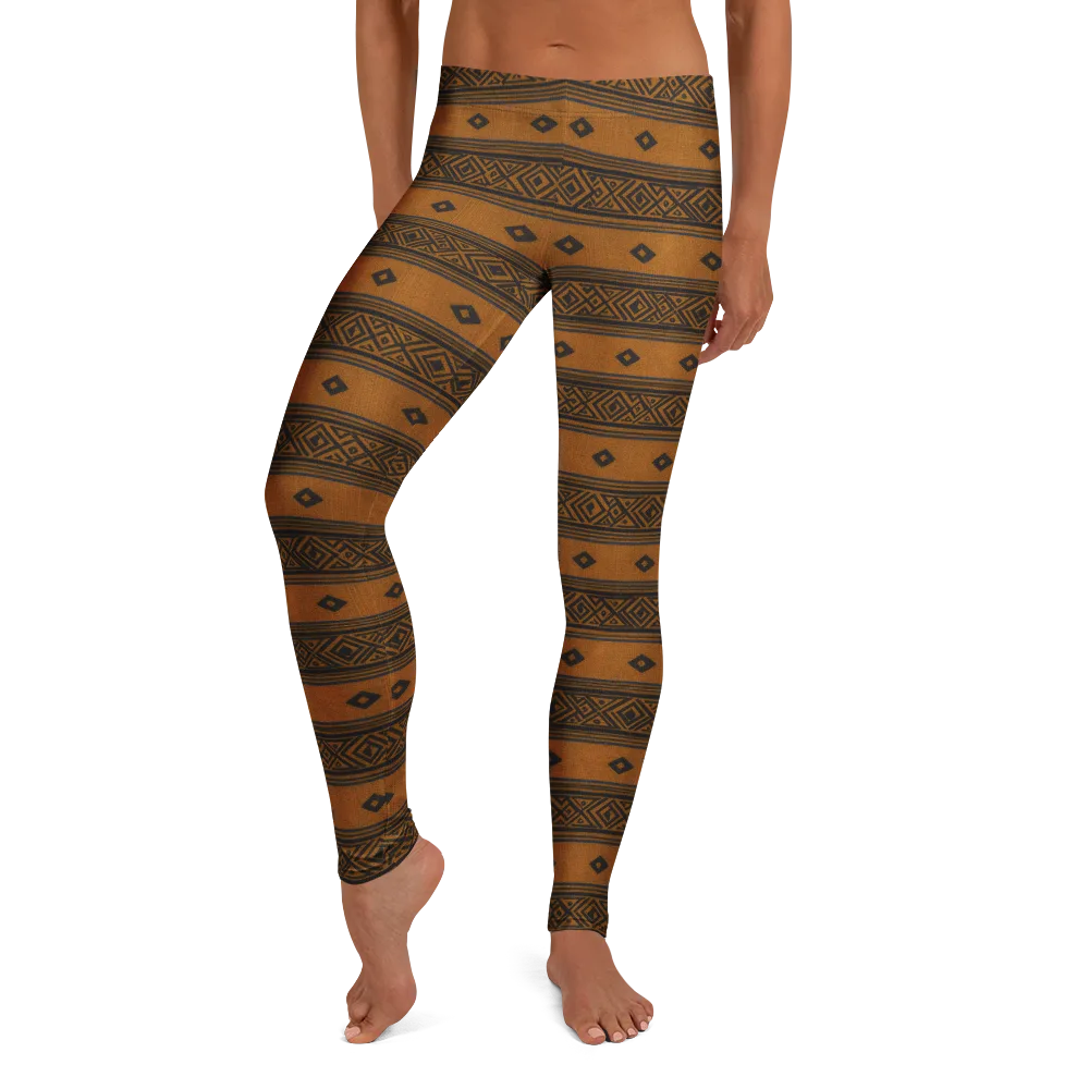Indigo Loom on Leggings — Front