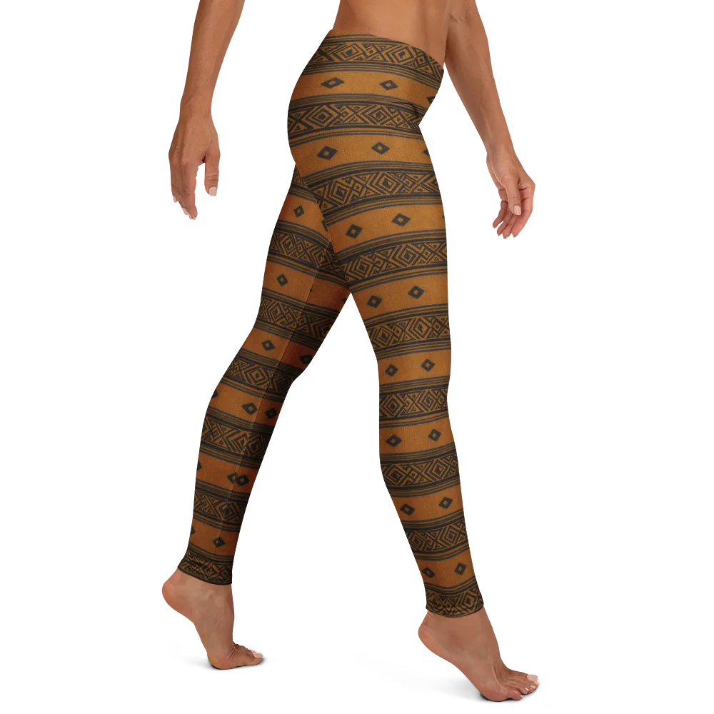 Indigo Loom on Leggings — Right