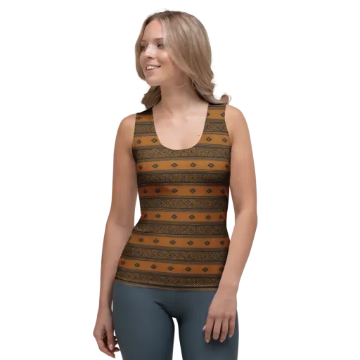 Indigo Loom on a Women's Tank Top