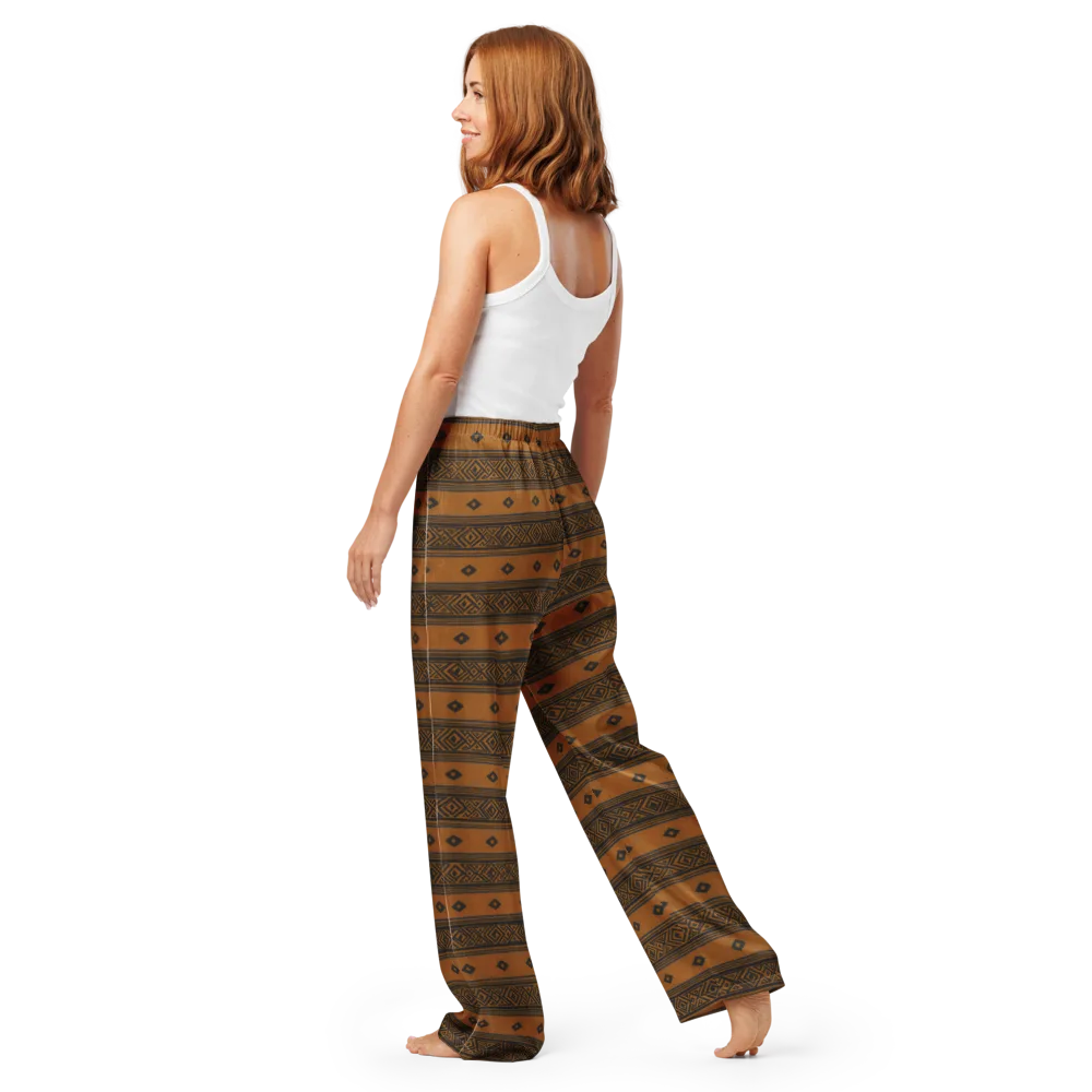 Indigo Loom on Women's Pajama Pants — Back
