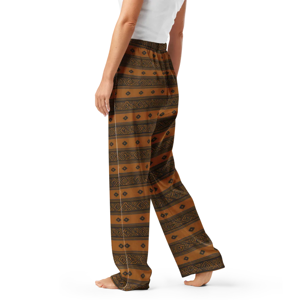 Indigo Loom on Women's Pajama Pants — Left
