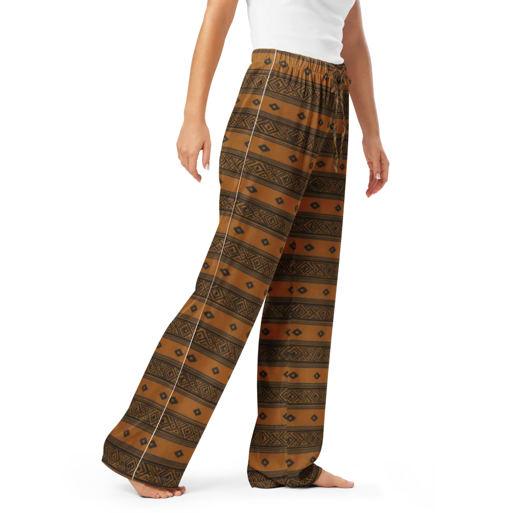 Indigo Loom on Women's Pajama Pants — Right Front