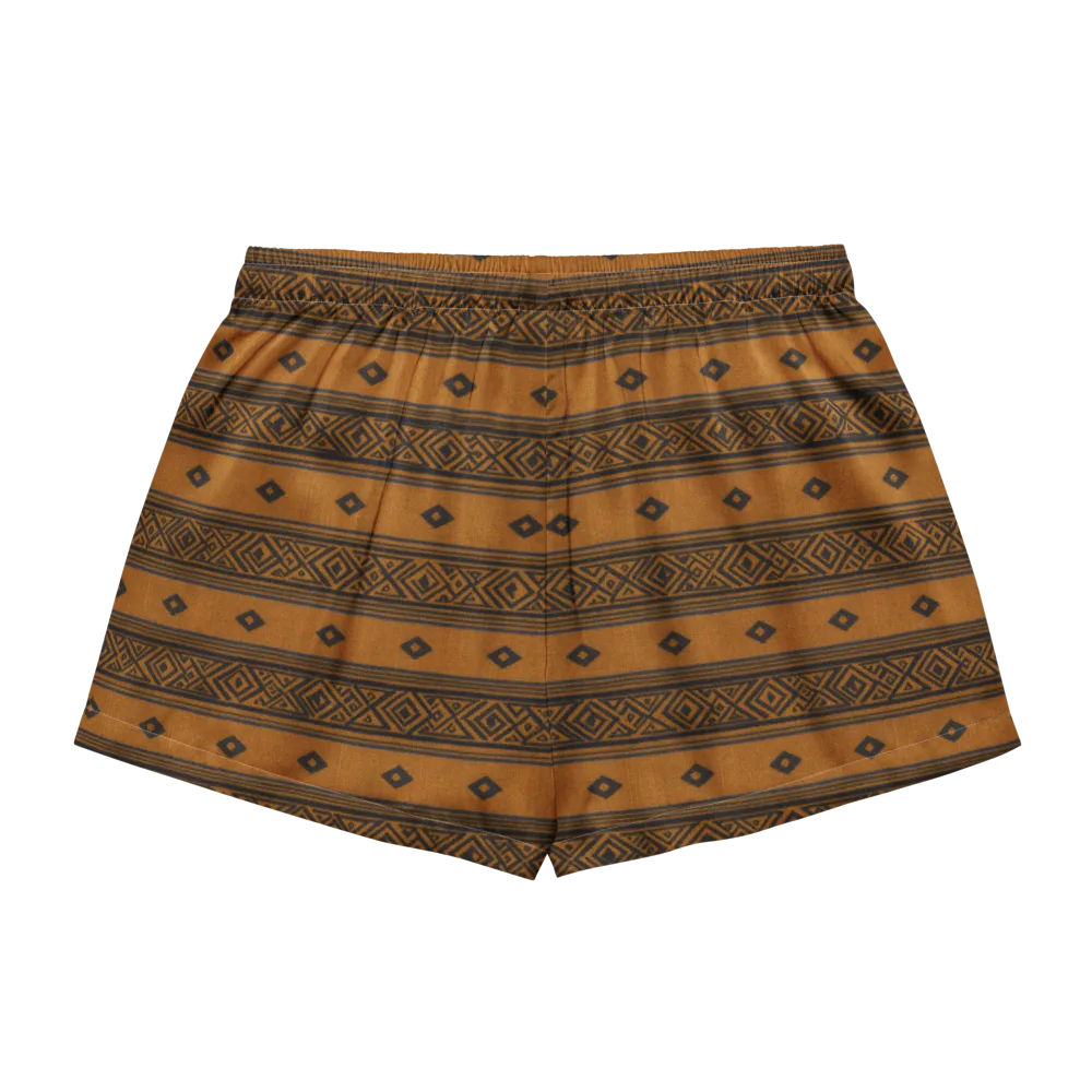 Indigo Loom on Women's Pajama Shorts — Back
