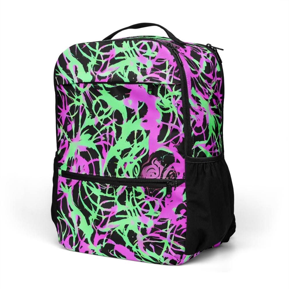 Neon Thorn on Utility Backpack — Left Front