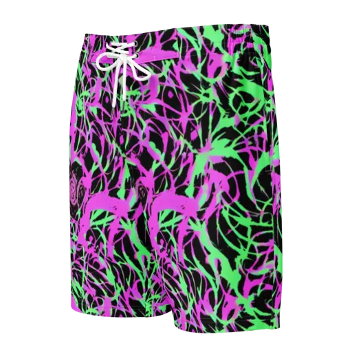 Neon Thorn on a Men's Board Shorts