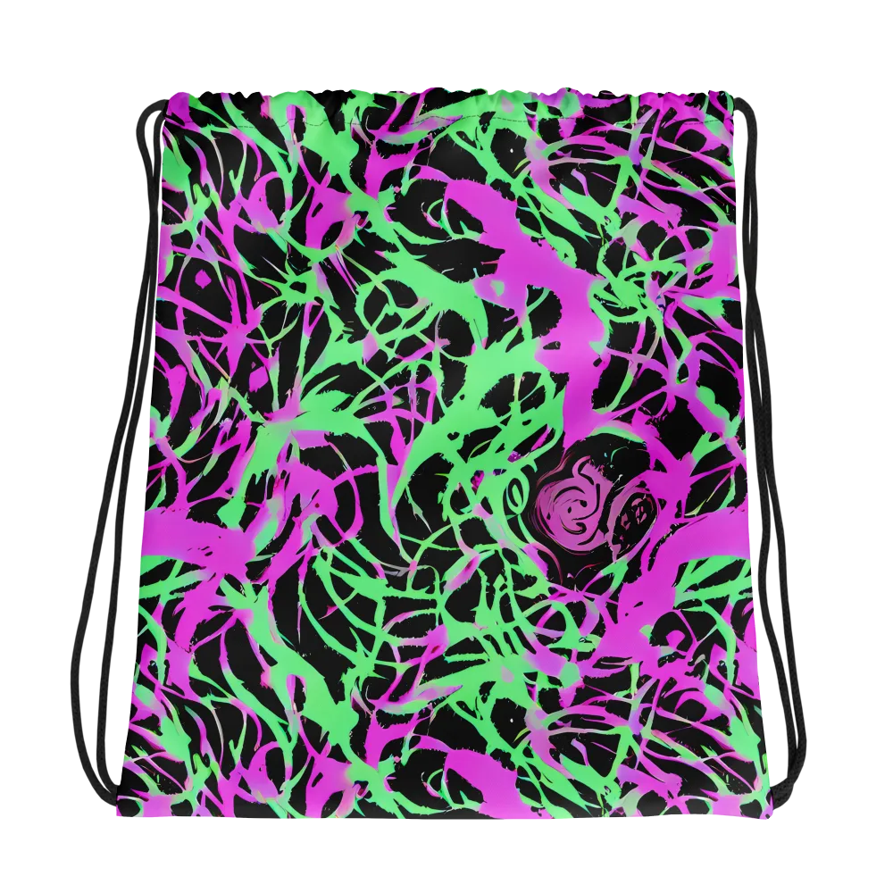 Neon Thorn on Drawstring Bag — Photo