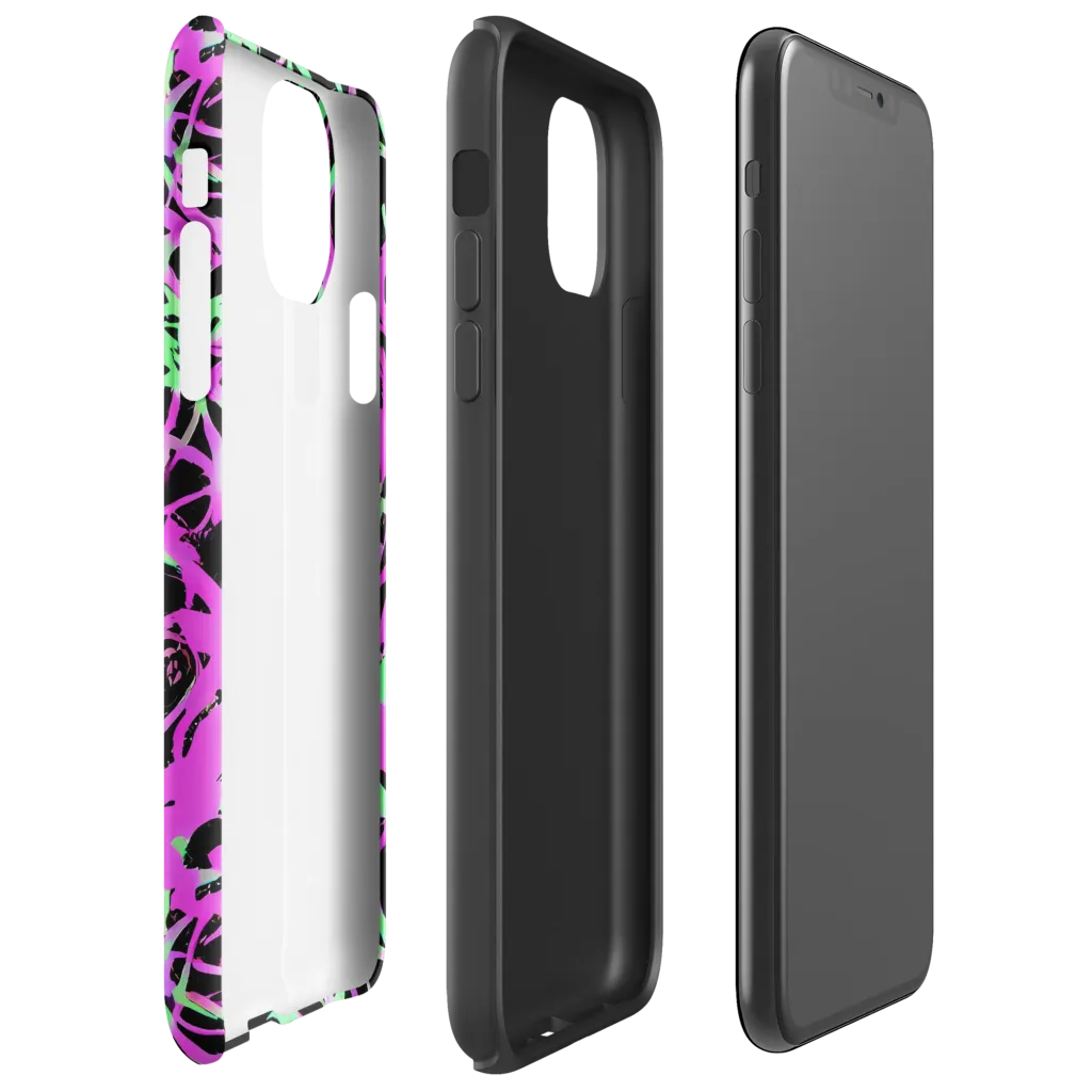 Neon Thorn on Tough Case for iPhone® — Right
