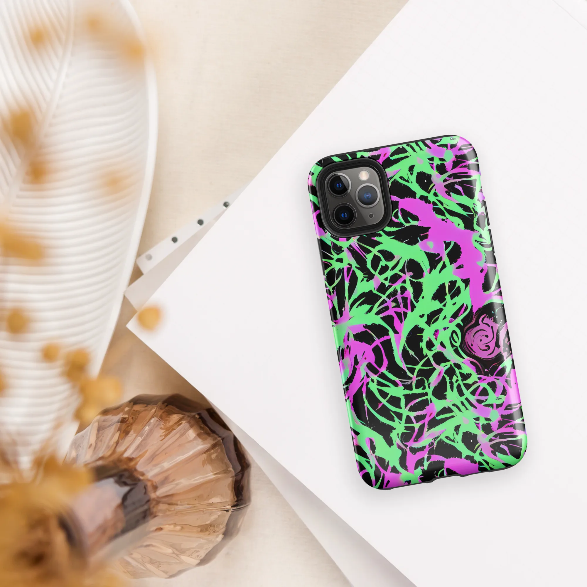 Neon Thorn on Tough Case for iPhone® — Front
