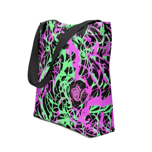 Neon Thorn on a Tote Bag