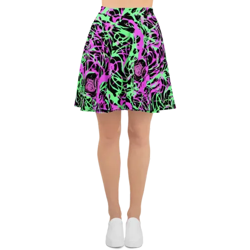 Neon Thorn on a Skater Skirt