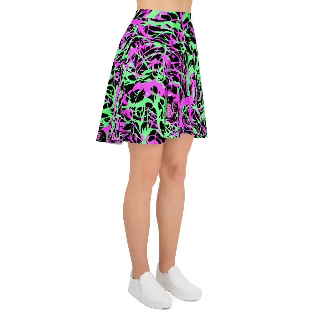 Neon Thorn on Skater Skirt — Right