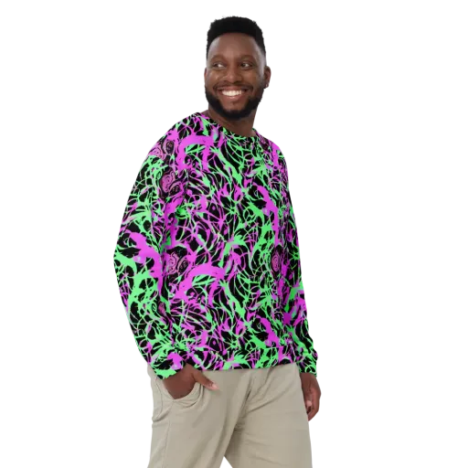 Neon Thorn on a Sweatshirt