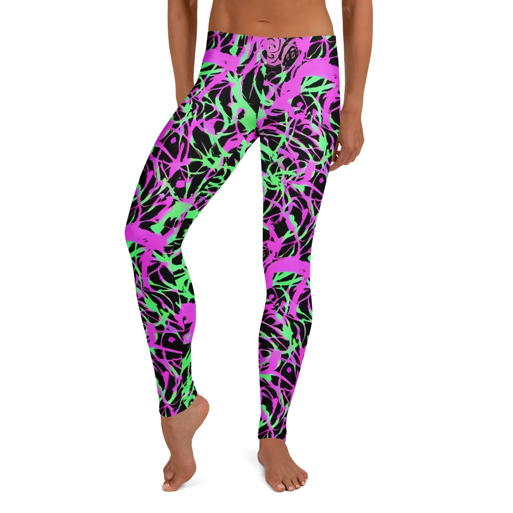Neon Thorn on Leggings — Front