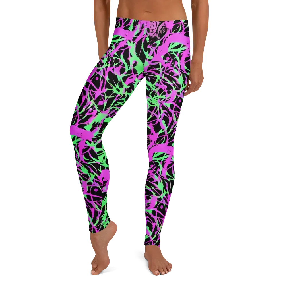 Neon Thorn on Leggings — Front