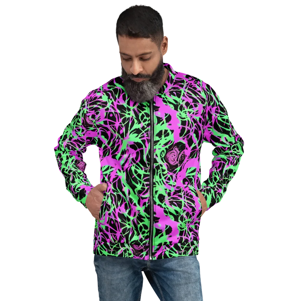 Neon Thorn on Bomber Jacket — Front