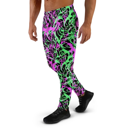 Neon Thorn on a Men's Joggers
