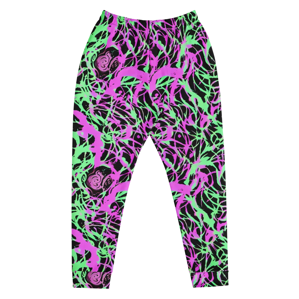 Neon Thorn on Men's Joggers — Front