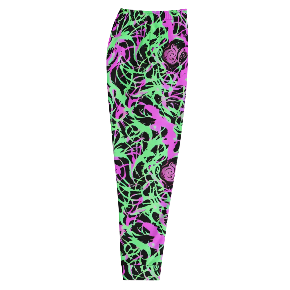 Neon Thorn on Men's Joggers — Right