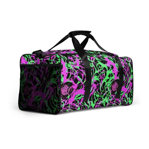 Neon Thorn on a Duffle Bag