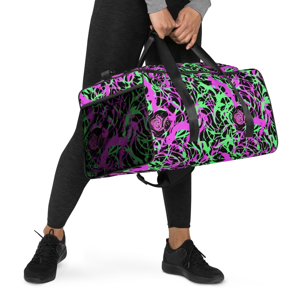 Neon Thorn on Duffle Bag — Right Front