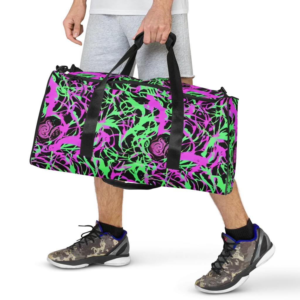 Neon Thorn on Duffle Bag — Front