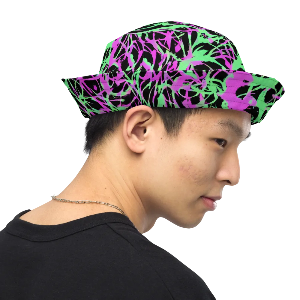 Neon Thorn on Reversible Bucket Hat — Right Outside