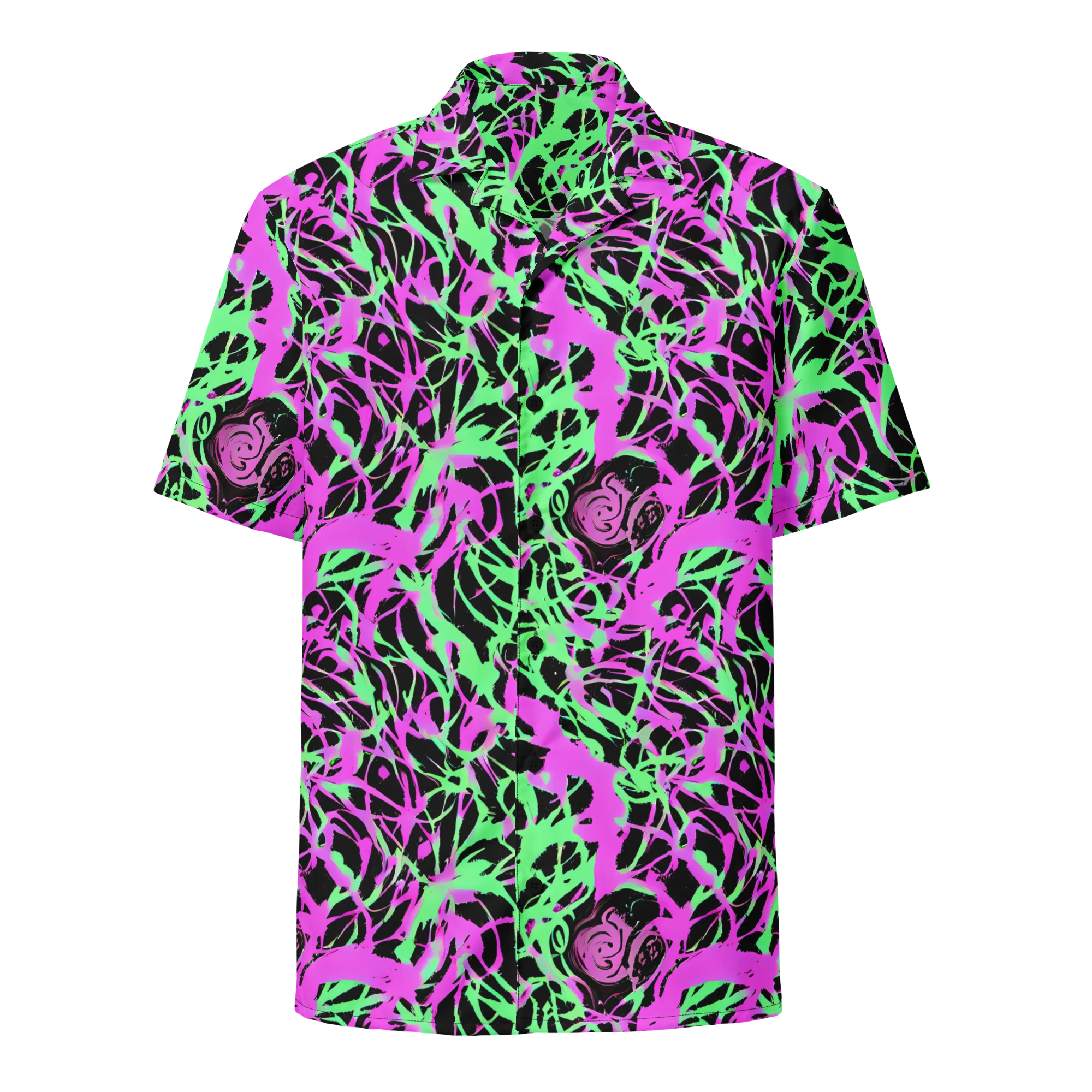 Neon Thorn on Button Shirt — Front