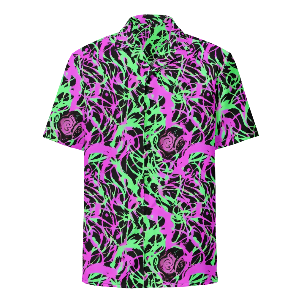 Neon Thorn on Button Shirt — Front