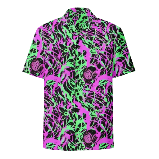 Neon Thorn on a Button Shirt