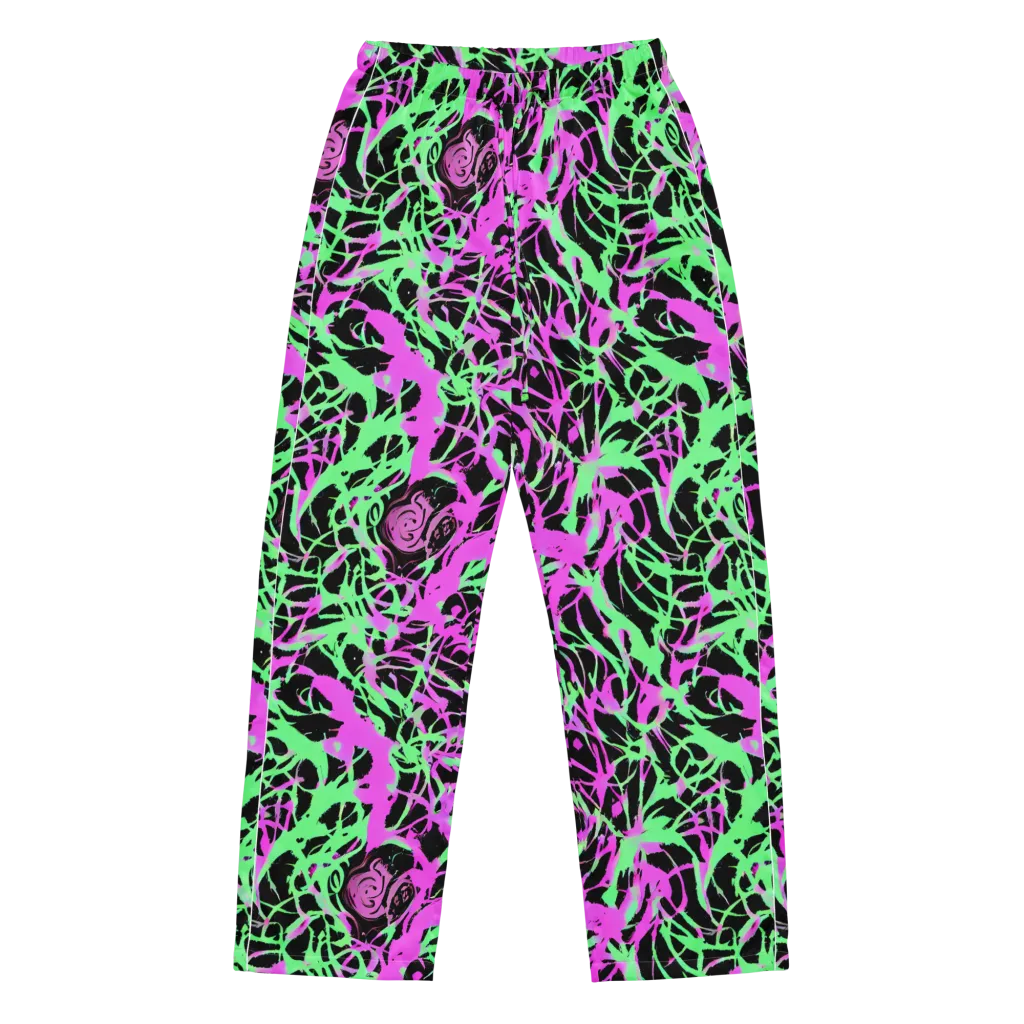 Neon Thorn on Women's Pajama Pants — Front