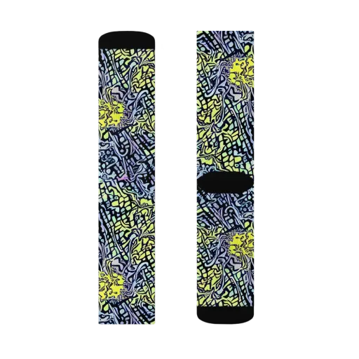 Ultraviolet Grid on a Socks
