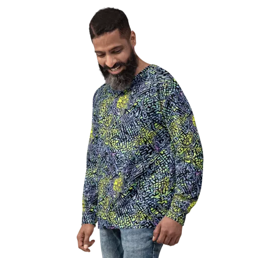 Ultraviolet Grid on a Sweatshirt