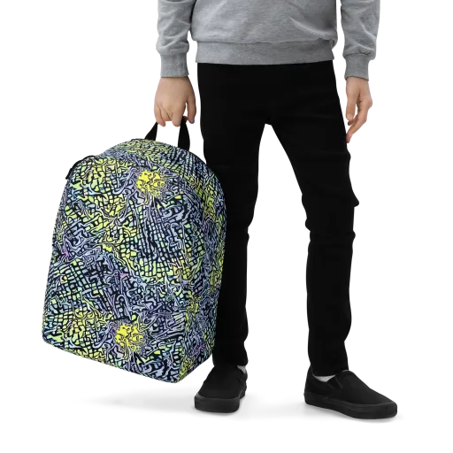Ultraviolet Grid on a Minimalist Backpack
