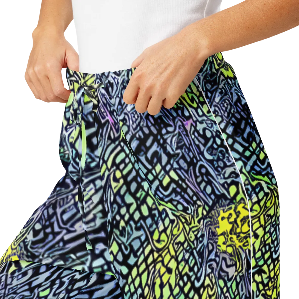 Ultraviolet Grid on Women's Pajama Pants — Product details