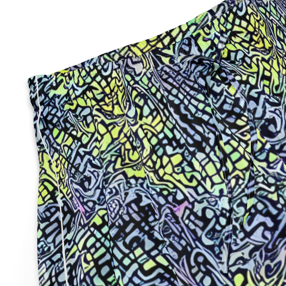 Ultraviolet Grid on Women's Pajama Shorts — Product details