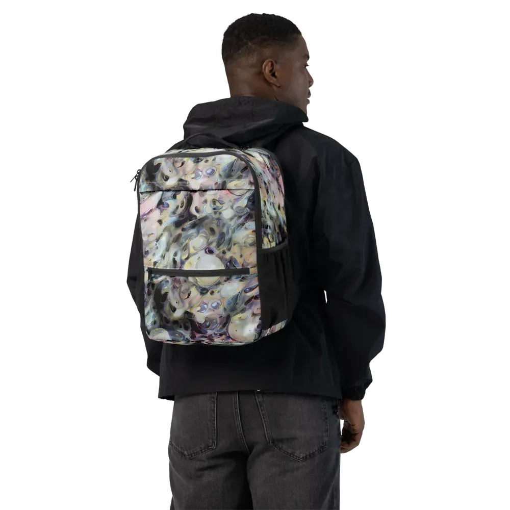 Opaline Drift on Utility Backpack — Back
