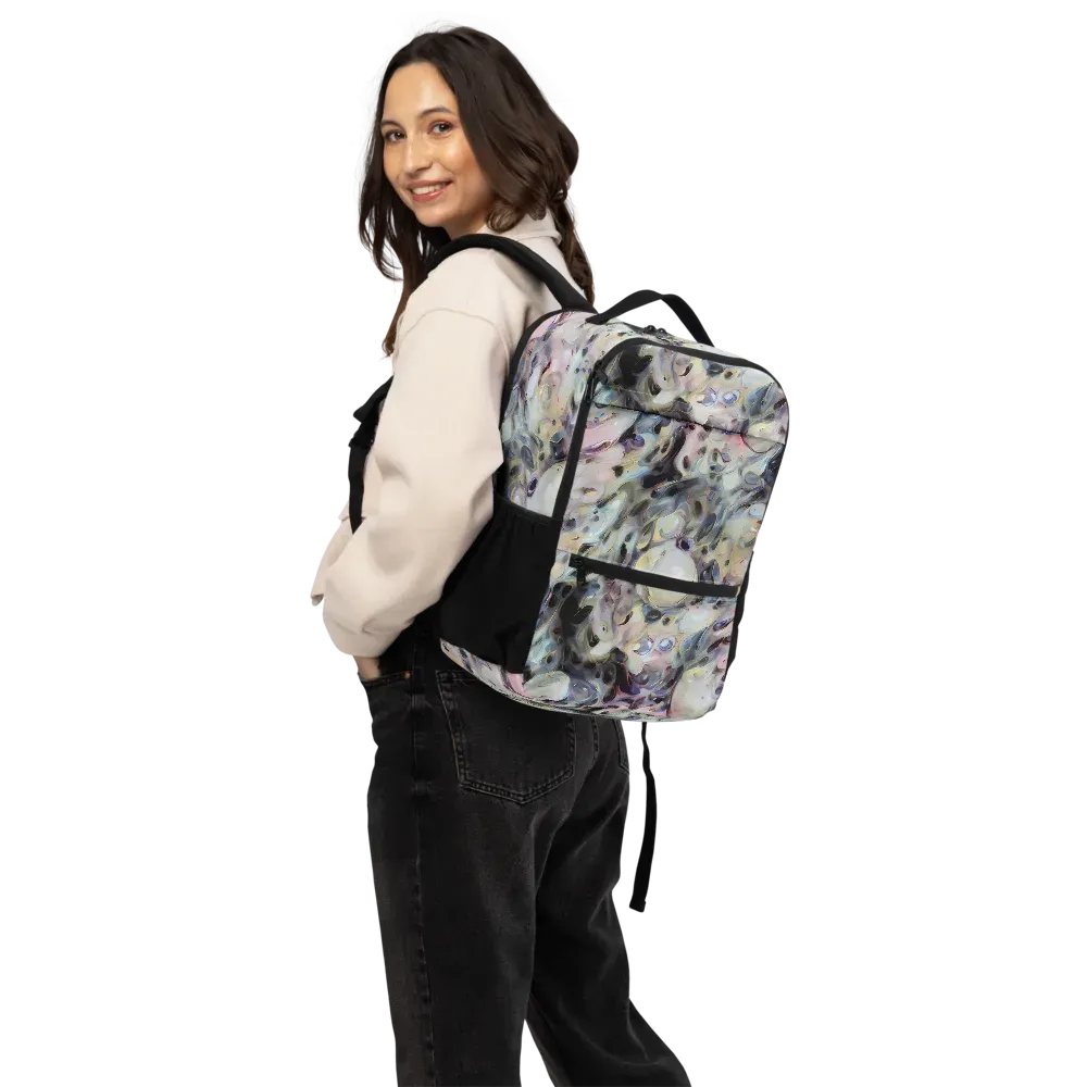 Opaline Drift on Utility Backpack — Back