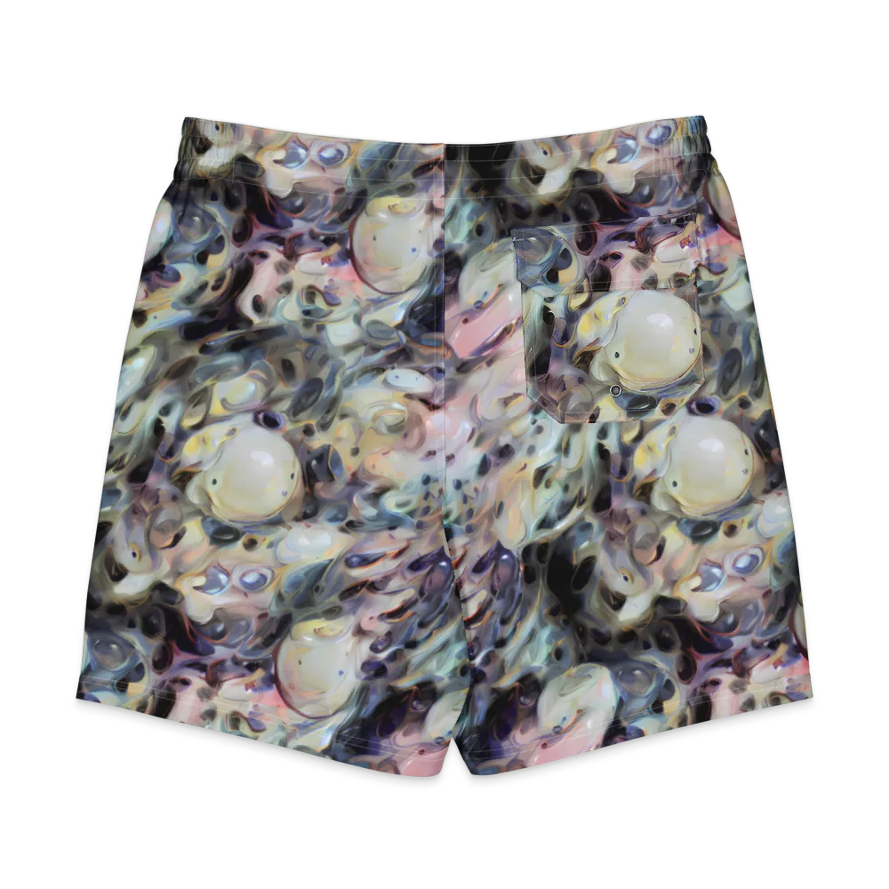 Opaline Drift on Men's Board Shorts — Back