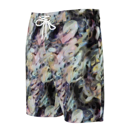 Opaline Drift on a Men's Board Shorts