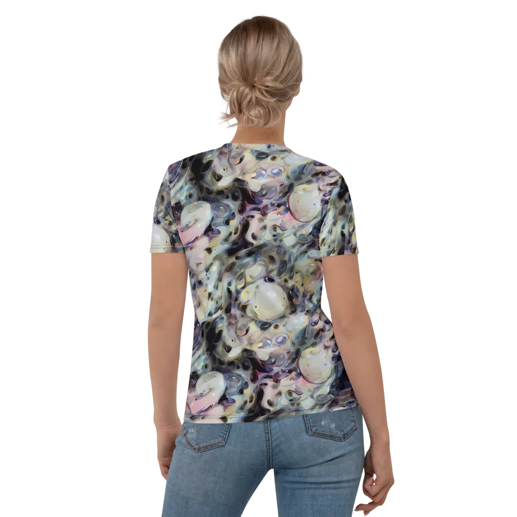 Opaline Drift on Women's Crew Neck T-Shirt — Back