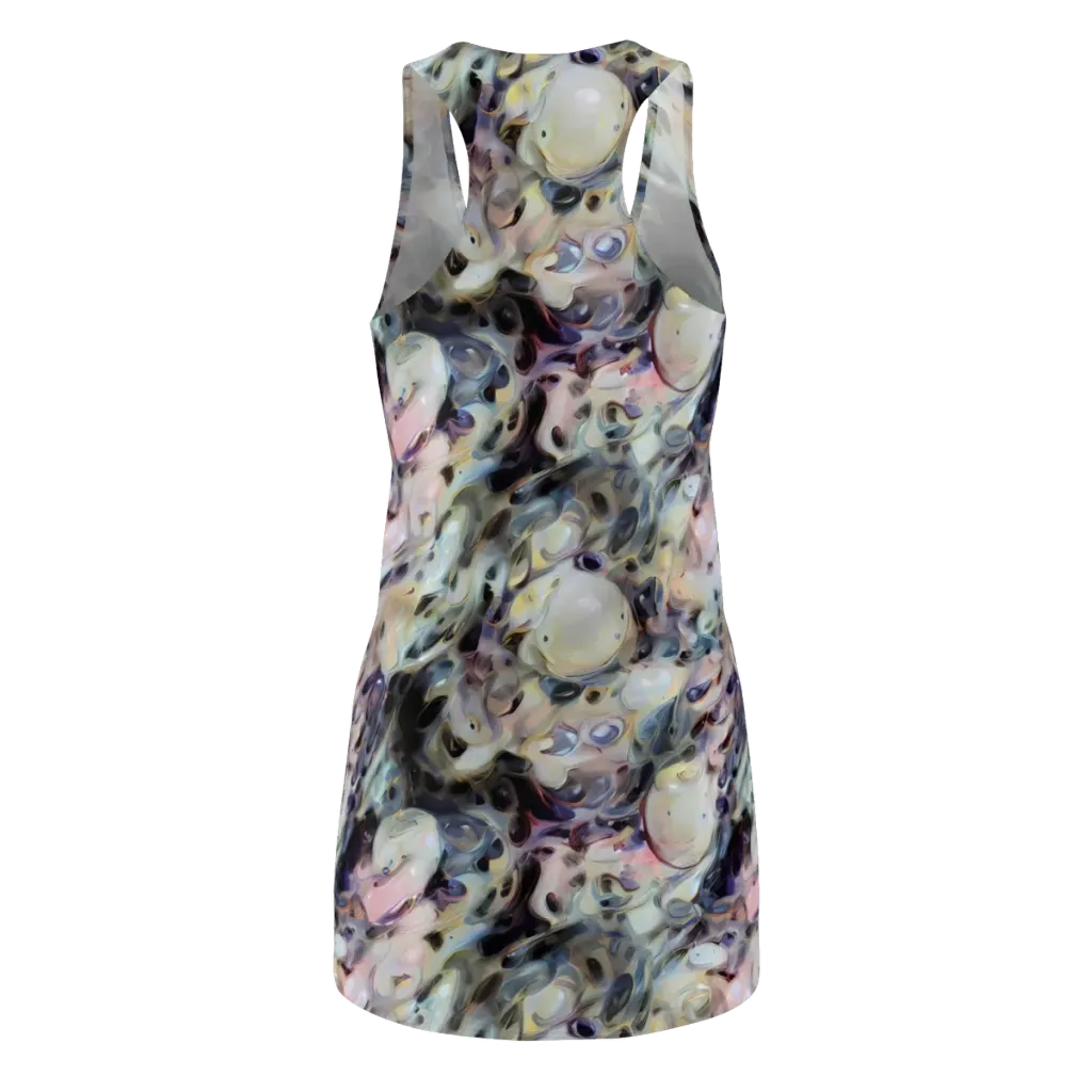 Opaline Drift on Racerback Dress — Back