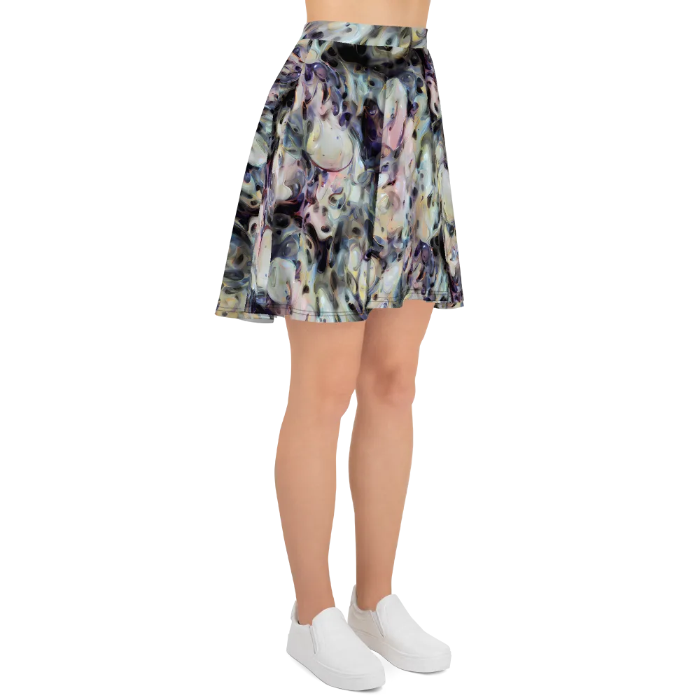 Opaline Drift on Skater Skirt — Right
