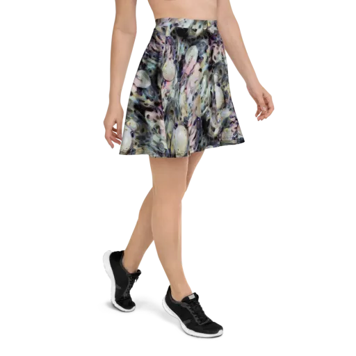 Opaline Drift on a Skater Skirt