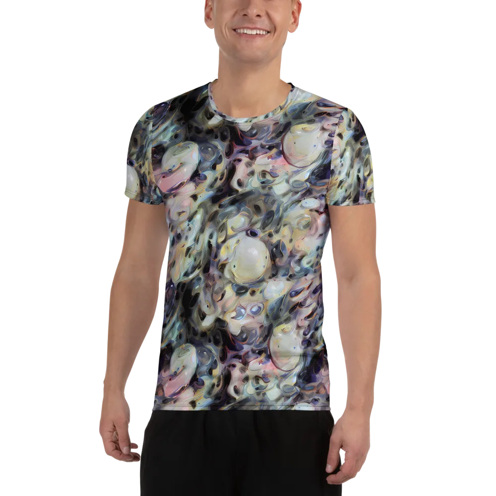 Opaline Drift on Men's Athletic T-Shirt — Front