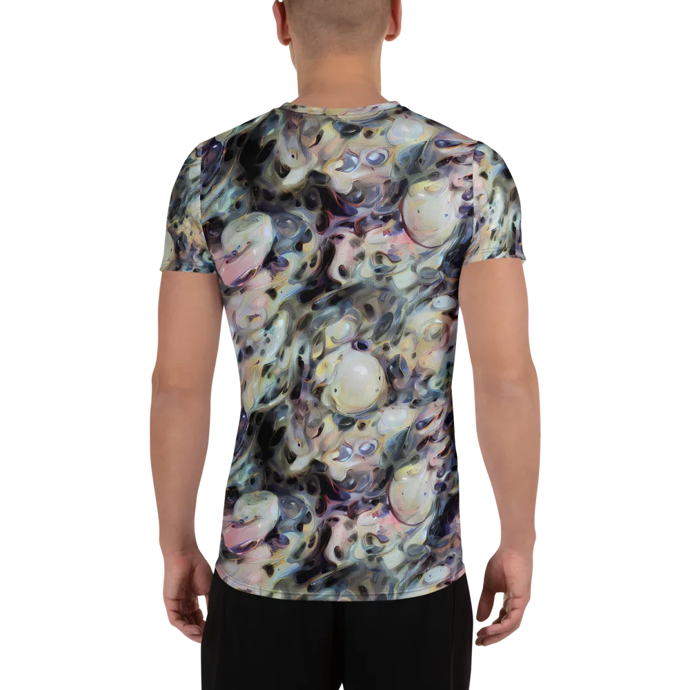Opaline Drift on Men's Athletic T-Shirt — Back