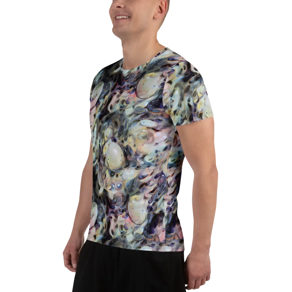 Opaline Drift on Men's Athletic T-Shirt — Left